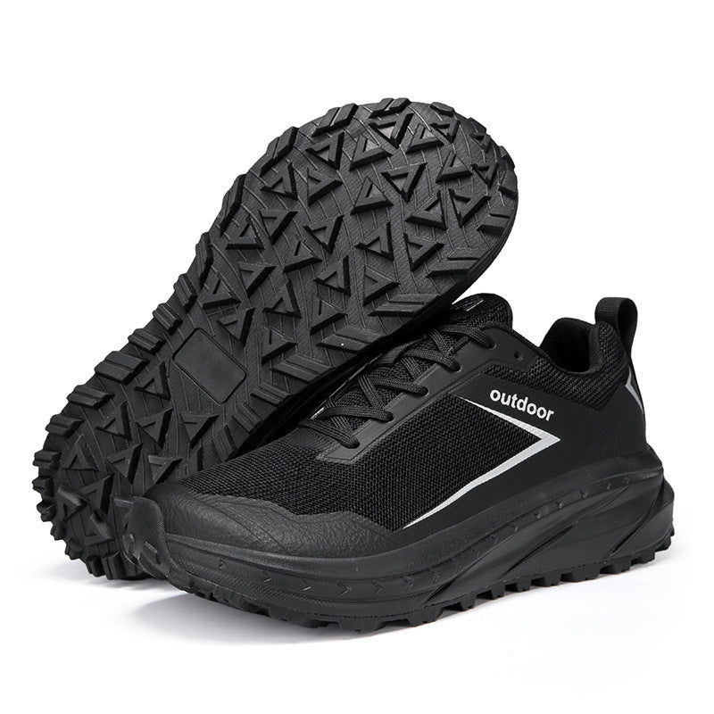 Unisex nan robuster Geländelaufschuh mit stoßdämpfender Zwischensohle und griffiger Profilsohle EB