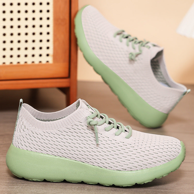 Damen Atmungsaktive Freizeitschuhe mit flexiblem Mesh-Obermaterial EB