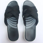 Damen Bequeme Riemchen-Sandalen mit ergonomischem Fußbett EB