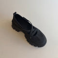 Damen Bequeme Slipper mit stylischem Kreuzband und dicker Profilsohle EB