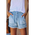 EB | Denim-Shorts mit hoher Taille