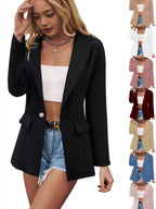 Damen Elegante und bequeme Blazerjacke EB