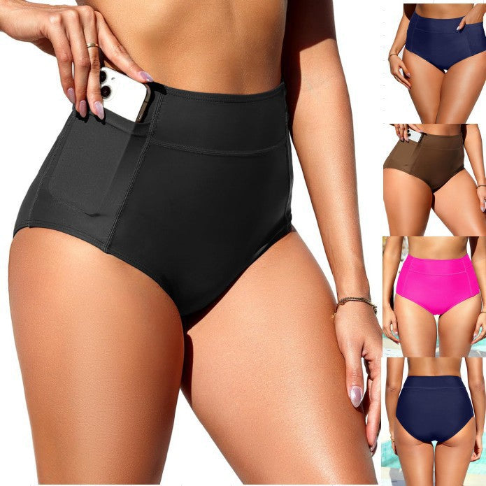 Damen High-Waist Badeshorts
