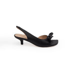 Damen Slingback-Pumps mit modischem Knoten-Detail und komfortablem Absatz EB