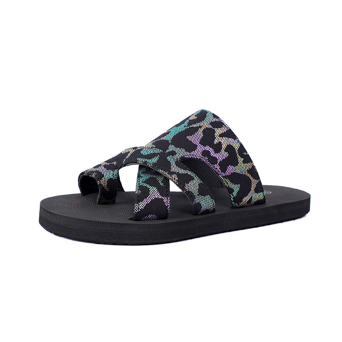 Damen Bequeme Freizeit-Sandalen mit buntem Mandala-Muster EB