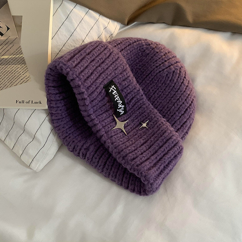 Stilvolle Rippstrick-Beanie