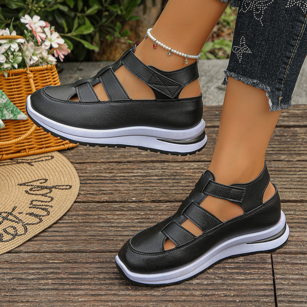 Damen bequeme Sport-Sandalen mit elastischen Riemen EB