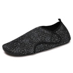Damen Bequeme Strick-Hausschuhe mit flexiblem Design EB