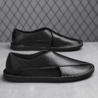 Damen Bequeme Leder-Slipper mit flexiblem Design EB