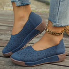 Damen Bequeme und luftige Slip-On Schuhe EB
