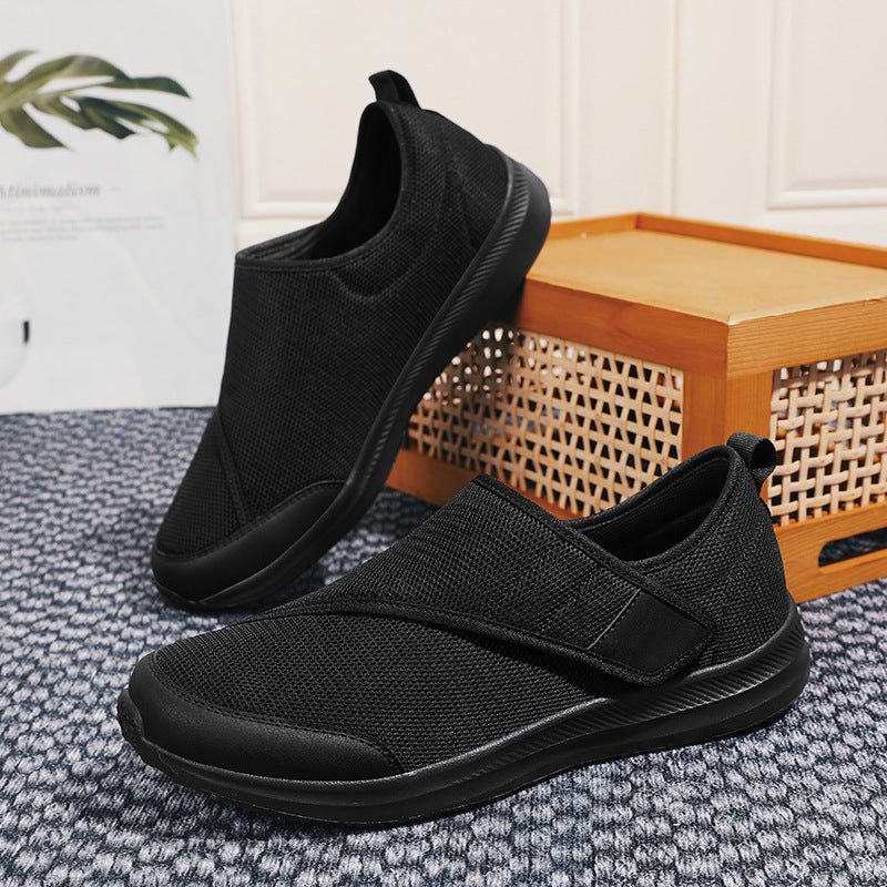 Damen Atmungsaktive Slip-On Freizeitschuhe mit elastischem Riemen EB