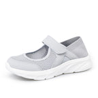 Damen Atmungsaktive Freizeitschuhe mit Klettverschluss und flexiblem Obermaterial EB