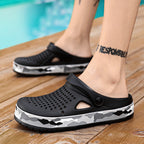 Damen Bequeme und luftdurchlässige Clogs mit modischer Sohle EB