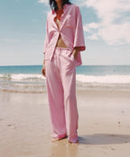 Damen Modisches Strand-Ensemble mit lockerem Schnitt EB