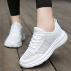 Unisex nan federleichter Mesh-Freizeitschuh mit atmungsaktivem Strukturstrick, ergonomischer Komfortsohle und Zuglasche EB