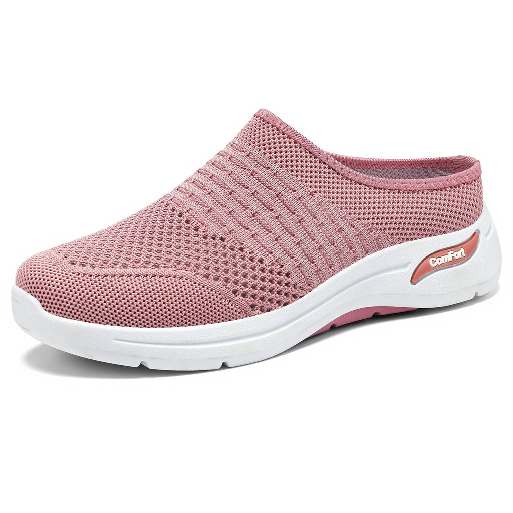 Damen Bequeme und atmungsaktive Clogs mit elastischem Obermaterial EB