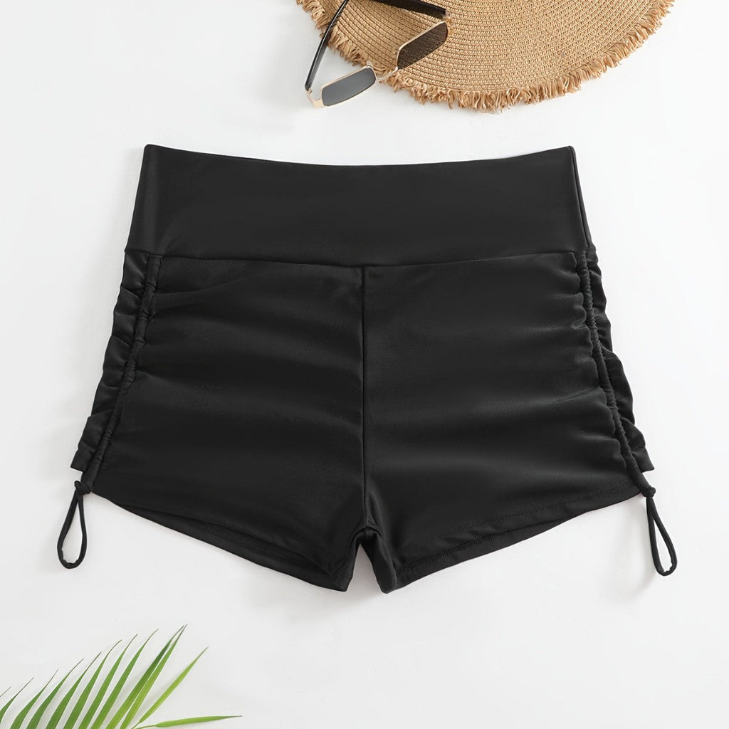 Damen-Badeshorts mit verstellbarem Bund