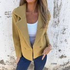 Damen eleganter blaser mit doppelter Knopfleiste EB