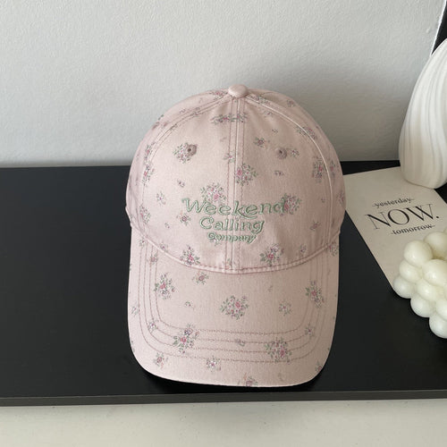 Baseballkappe mit Blumenmuster