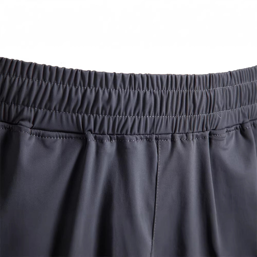 Atmungsaktive Trainingsshorts für Herren mit elastischem Bund
