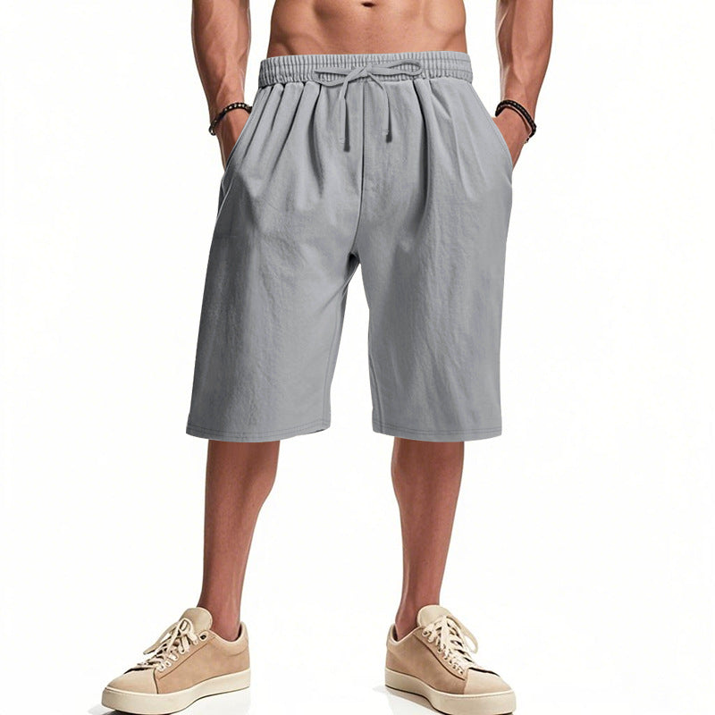 Herren bequeme Cargo-Shorts mit elastischem Bund und großzügigen Taschen EB