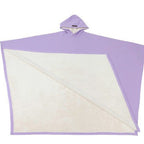 Damen kuscheliger Kapuzenponcho aus weichem Mikrofleece EB