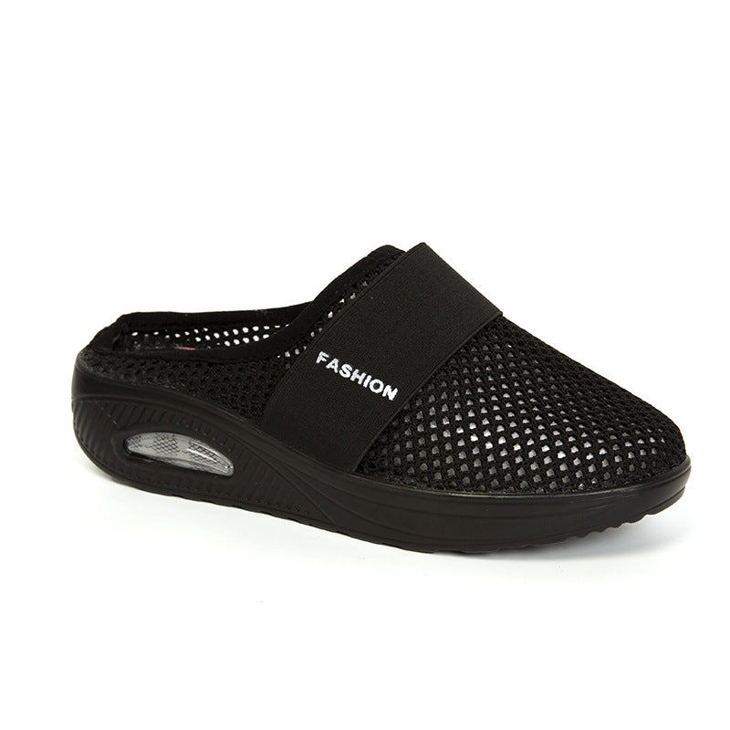 Damen Atmungsaktive Clogs mit rutschfester Sohle und flexiblem Mesh-Obermaterial EB