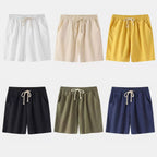Herren Bermuda-Shorts mit elastischem Bund und seitlichen Taschen EB