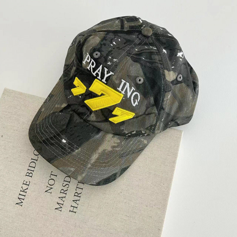 Herren-Baseballkappe mit Camouflage-Muster