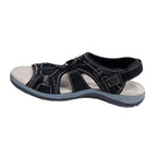 Damen bequeme Riemchen-Sandalen mit ergonomischem Fußbett EB
