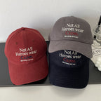 Verstellbare Damen-Baseballkappe mit Statement