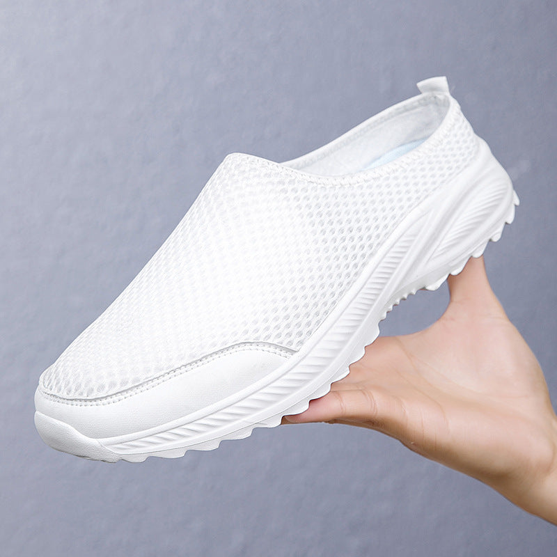 Unisex nan atmungsaktiver Mesh-Mule mit griffiger Flexlaufsohle und gepolstertem Komfortfußbett EB