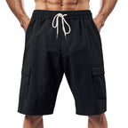 Herren Cargo-Shorts mit praktischen Seitentaschen und verstellbarem Kordelzug EB