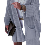 Damen Grober Strick-Cardigan EB