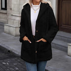 Damen Flauschige Kuscheljacke EB