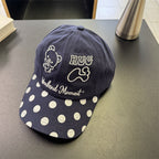 Damen-Baseballkappe mit verspielter Stickerei