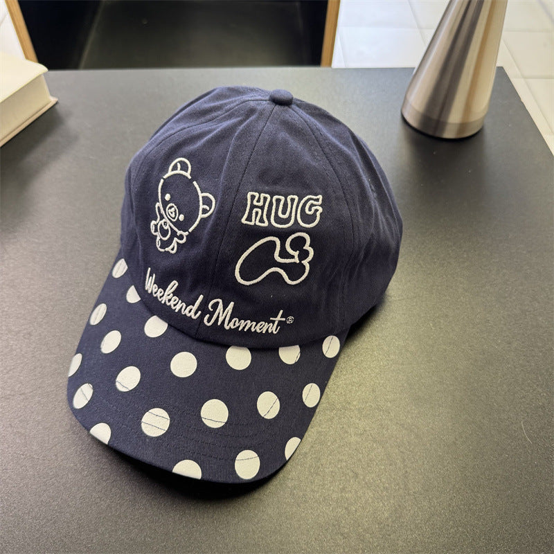 Damen-Baseballkappe mit verspielter Stickerei
