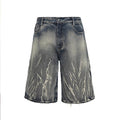 Stylische Baggy-Shorts für Herren im Used-Look