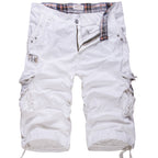 Herren Cargoshorts mit multifunktionalen Taschen und verstellbarem Bund EB