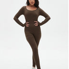 Damen Figurumspielender Jumpsuit EB