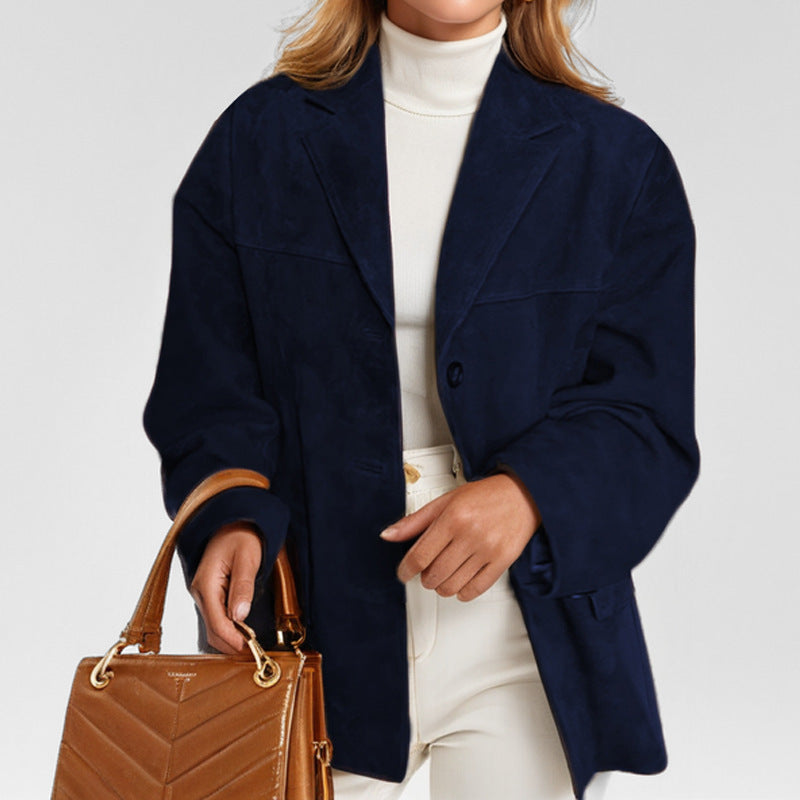 Damen Kunstlederblazer EB