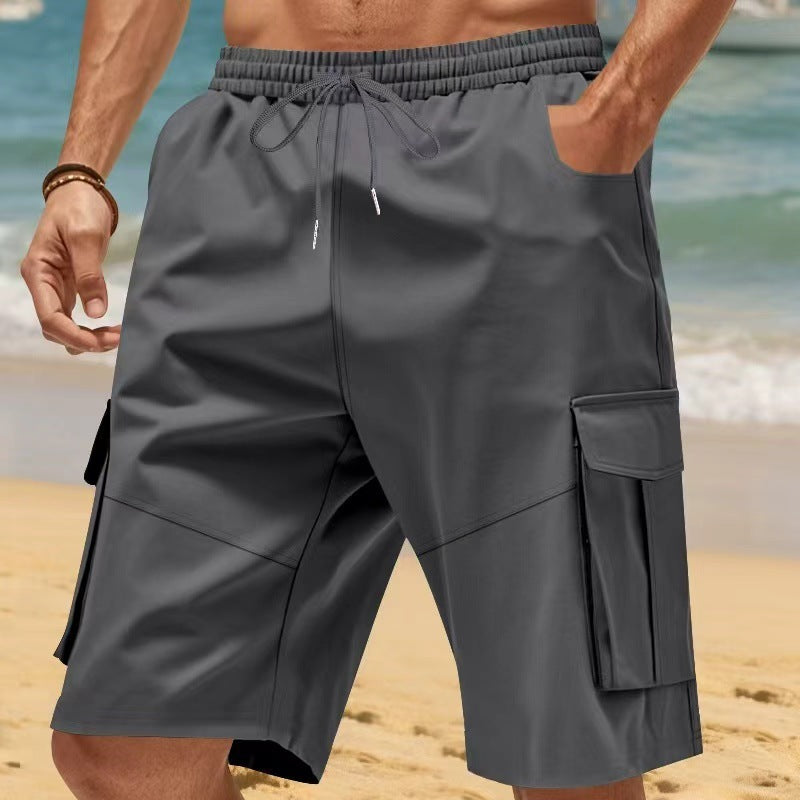 Herren-Bermudashorts für Reise und Freizeit mit elastischem Bund
