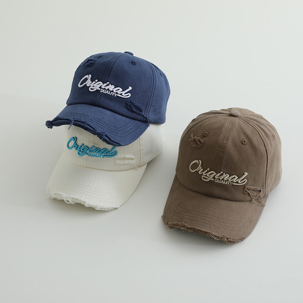 Herren-Baseballcap im Distressed-Look
