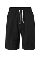 Atmungsaktive Herren-Waffel-Pyjamashorts mit Komfortbund und Kordelzug