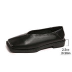 Damen Ballerinas mit eckiger Zehenpartie und rutschfester Sohle EB