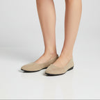 Damen Bequeme Slipper mit weichem PU-leder-Obermaterial und rutschfester Sohle EB