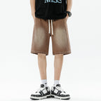 Herren Denim-Shorts mit lässigem Farbverlauf EB