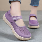 Damen Atmungsaktive Freizeitschuhe mit praktischem Klettverschluss EB