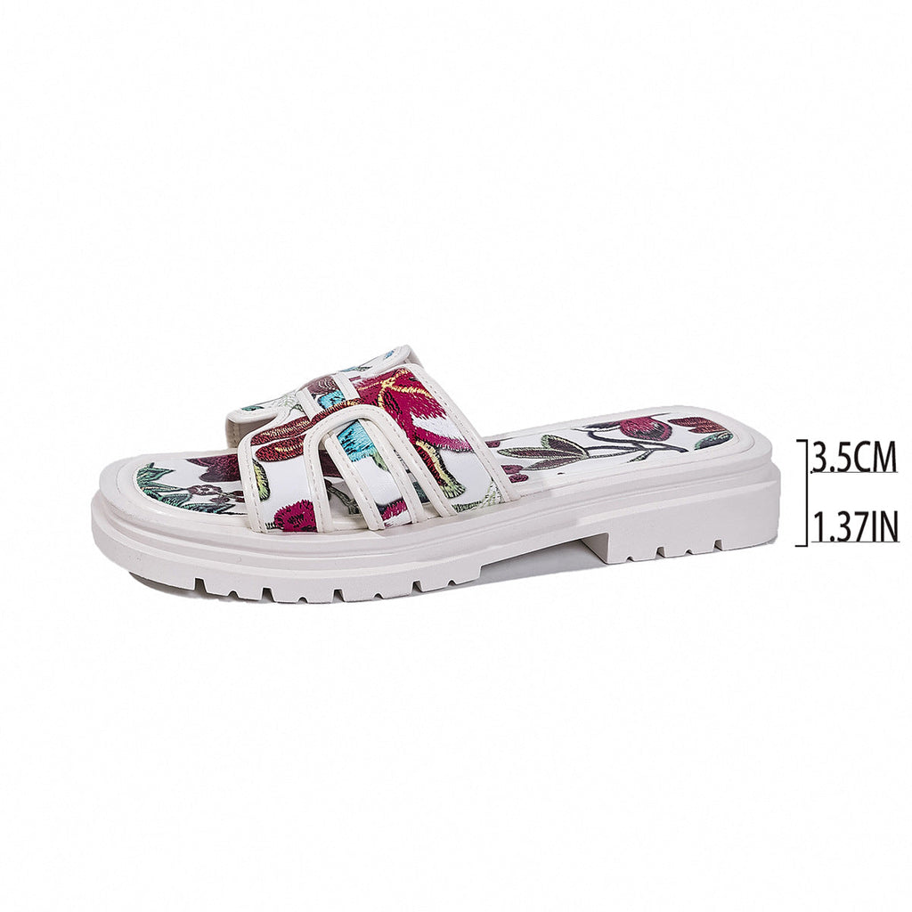 Damen Bequeme Badeschlappen mit modischem Design EB