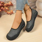 Damen bequeme Slip-On Schuhe mit rutschfester Sohle EB